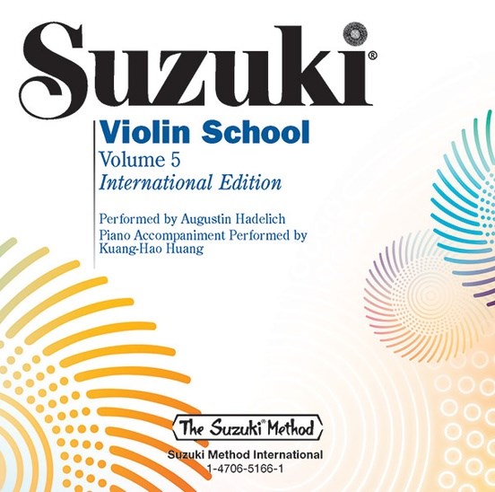 Suzuki Violin School, Volume 5 CD, performed by Augustin Hadelich