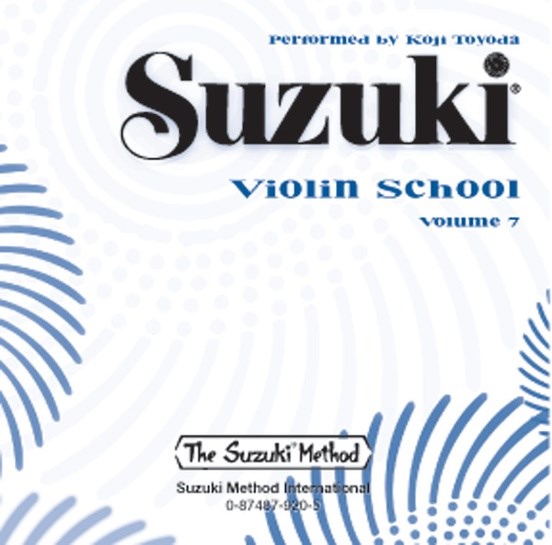 Suzuki Violin School, Volume 7 CD - Koji Toyoda 