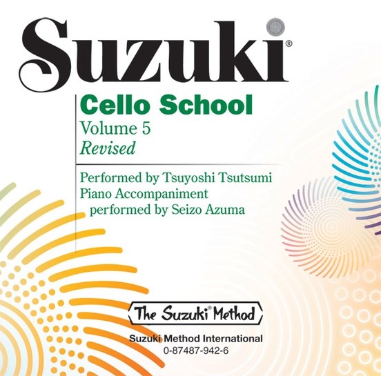Suzuki Cello School, Volume 5 CD, Performed by Tsuyoshi Tsutsumi