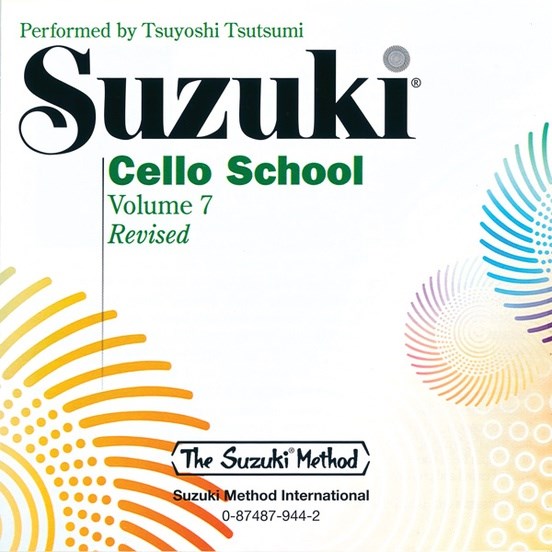 Suzuki Cello School, Volume 7 CD, Performed by Tsuyoshi Tsutsumi