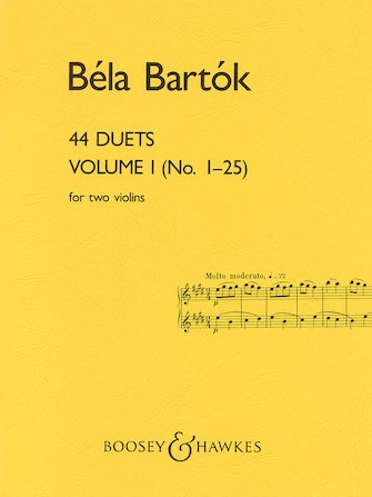 Bartok: 44 Duets for Two Violins, Vol. 1