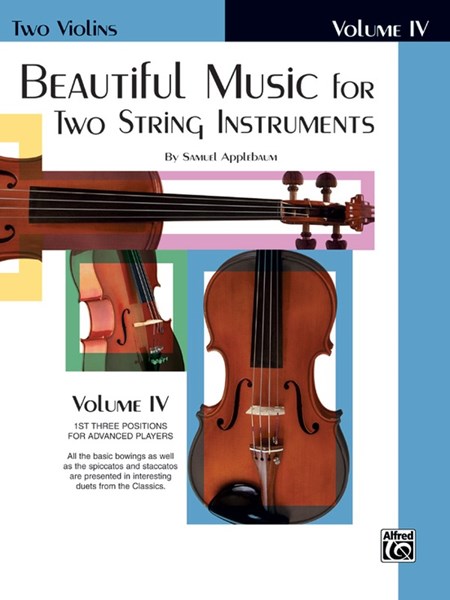 Beautiful Music for Two String Instruments, Violin Book 4