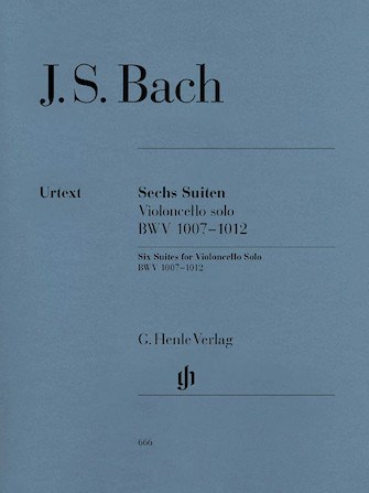 Bach, 6 Suites for Violoncello Solo BWV 1007-1012