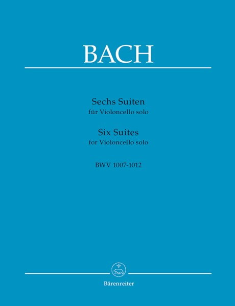 Bach, 6 Suites for Violoncello solo BWV 1007-1012