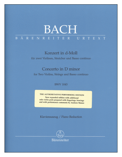 Bach: Concerto for 2 Violins in D Minor