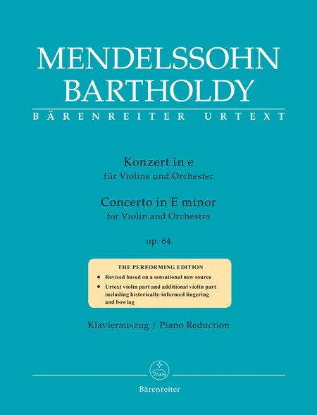 Mendelssohn Violin Concerto in e minor, Op 64