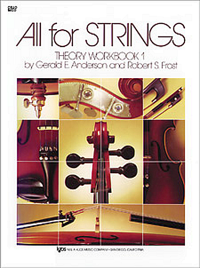 All For Strings, Theory Workbook 1 for Cello