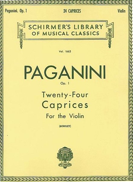 Paganini: Caprices for Solo Violin