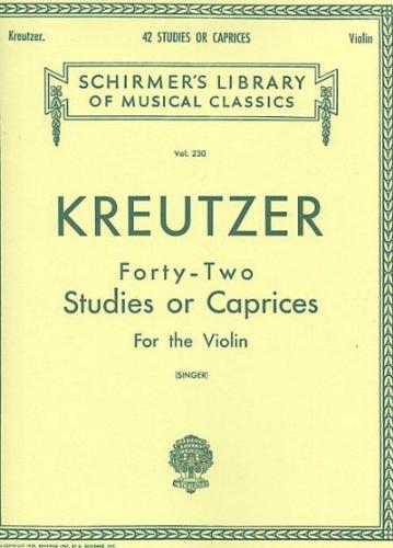 Kreutzer: 42 Studies or Caprices