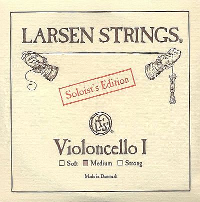 Larsen Cello A - Solo, chrome/steel, medium