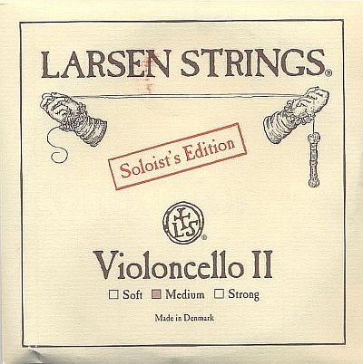 Larsen Cello D - Solo, chrome/steel, medium