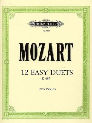 Mozart: 12 Duos for 2 Violins, K. 496A