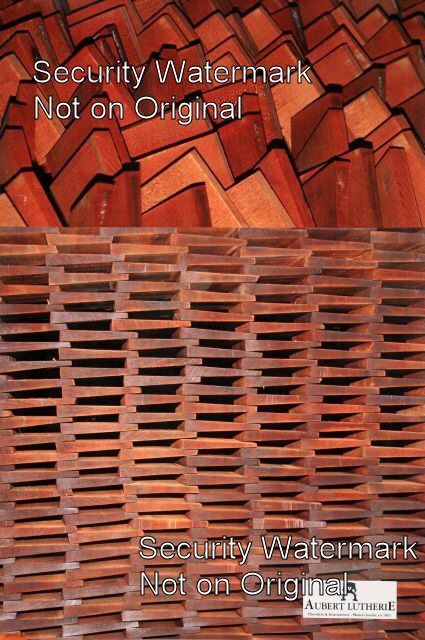 Aubert Lutherie - stack of wood