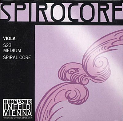 Spirocore Viola Set, chrome/steel, medium